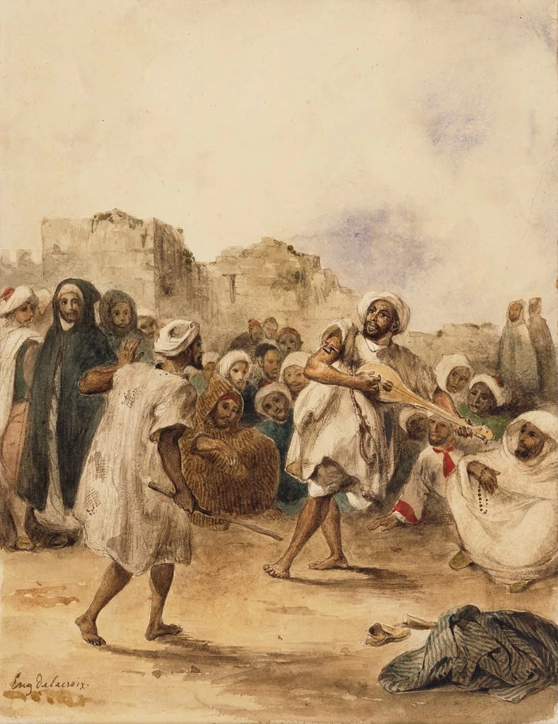 Giocatori di passaggio, 1833 - Los Angeles County Museum of Art